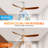 Kemp 60" 3-Solid Wood Blade Indoor/Outdoor Large Ceiling Fan With Remote,no light-840852981