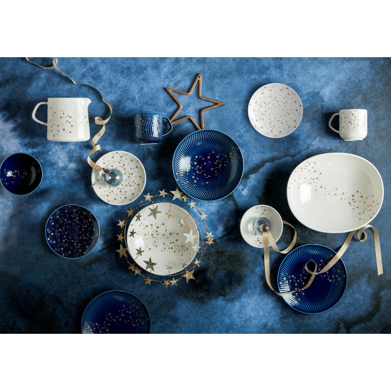 Porcelain Stars Serving Bowl