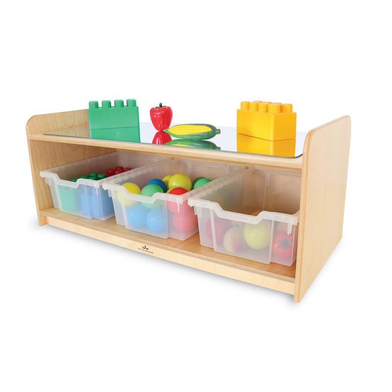 Table d’enfant avec dessus en miroir