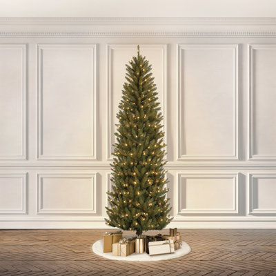 90' Lighted Fir Christmas Tree
