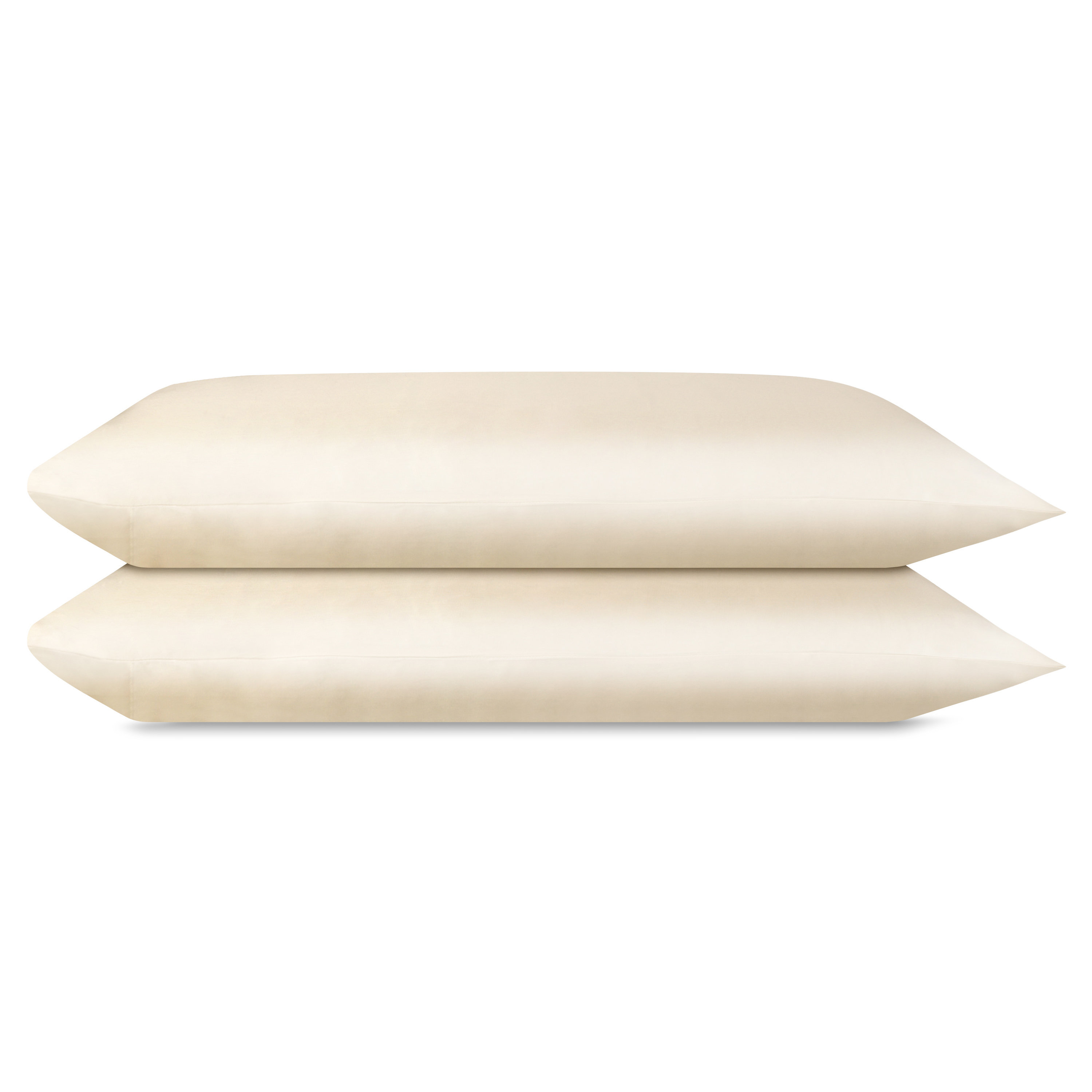 Set of 4 Queen Size 400TC Pure Cotton Sateen Zippered Supreme Quality  Pillow Covers