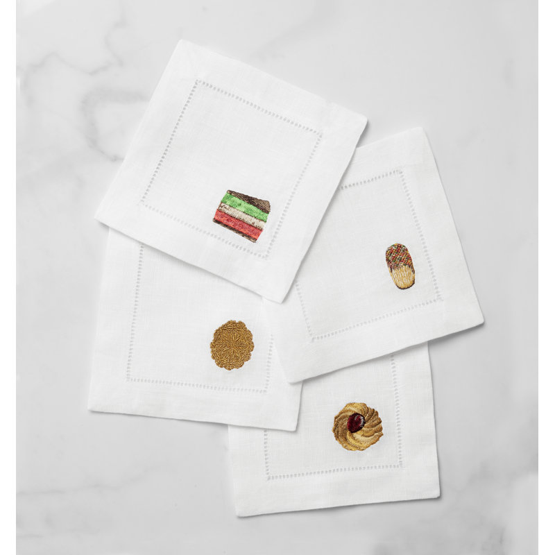 Biscotto Linen Square Napkins