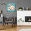«The Bunny» par Lucia Stewart, art mural en verre acrylique-452654351