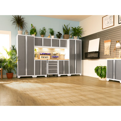 9 Piece Garage Storage Cabinet Set