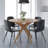 Zaiden 4 - Person Four Leg Dining Set-1238969818-1238880751