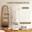 Steel Freestanding 8 - Hook Coat Rack-1850063364