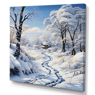 Snow Winters Solitude VII - Landscapes Canvas Prints