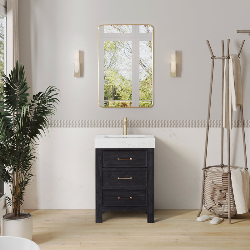 AV-016 24 po - 84 po (options de couleurs multiples), Bois de sapin noir