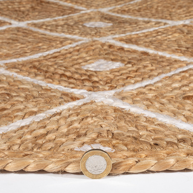 Burhan Geometric Hand Woven 120cm X 170cm Area Rug