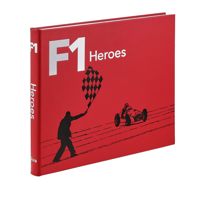F1 Heroes Leather Bound Book