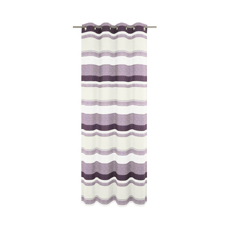 Pennington Room Darkening Curtain Single Panel, Purple, 135cm Width x 145cm Drop