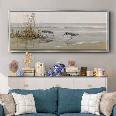 Early Risers I- Framed Canvas