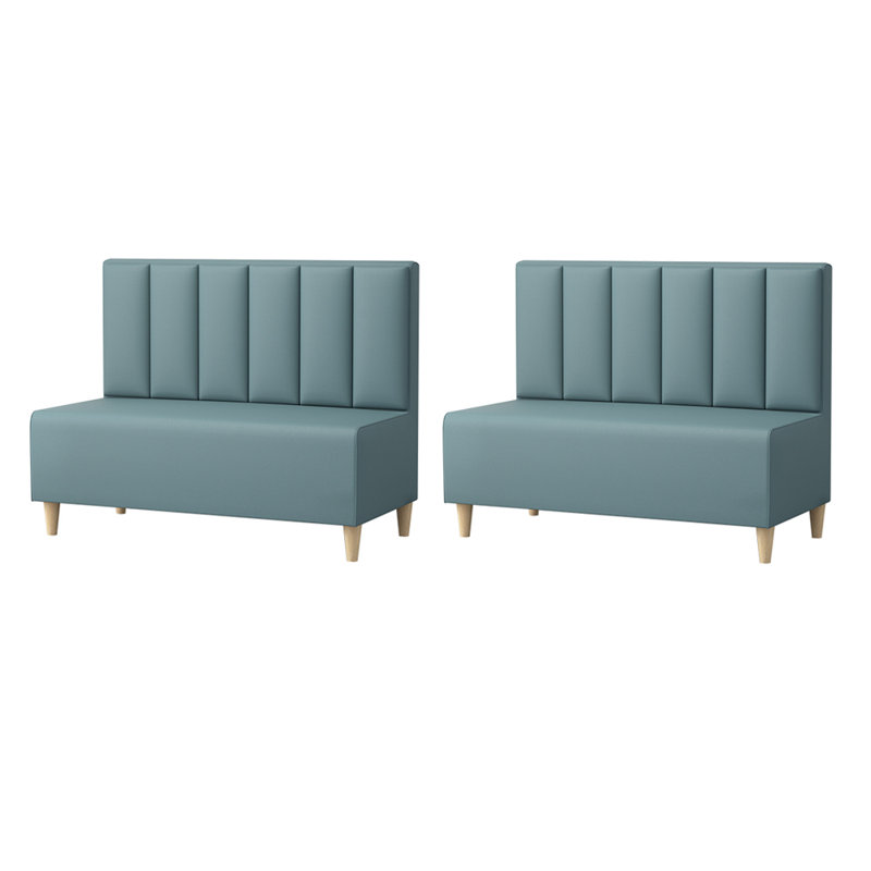Bancs de restaurant modernes et simples, Bleu cadet