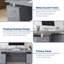 Bureau d'ordinateur l 23 po avec armoire Heild-998376196