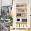 Armoire de porte Shapely avec serrure, armoire de rangement en métal avec portes et tablettes réglables, pour la cuisine, la chambre à coucher, le salon