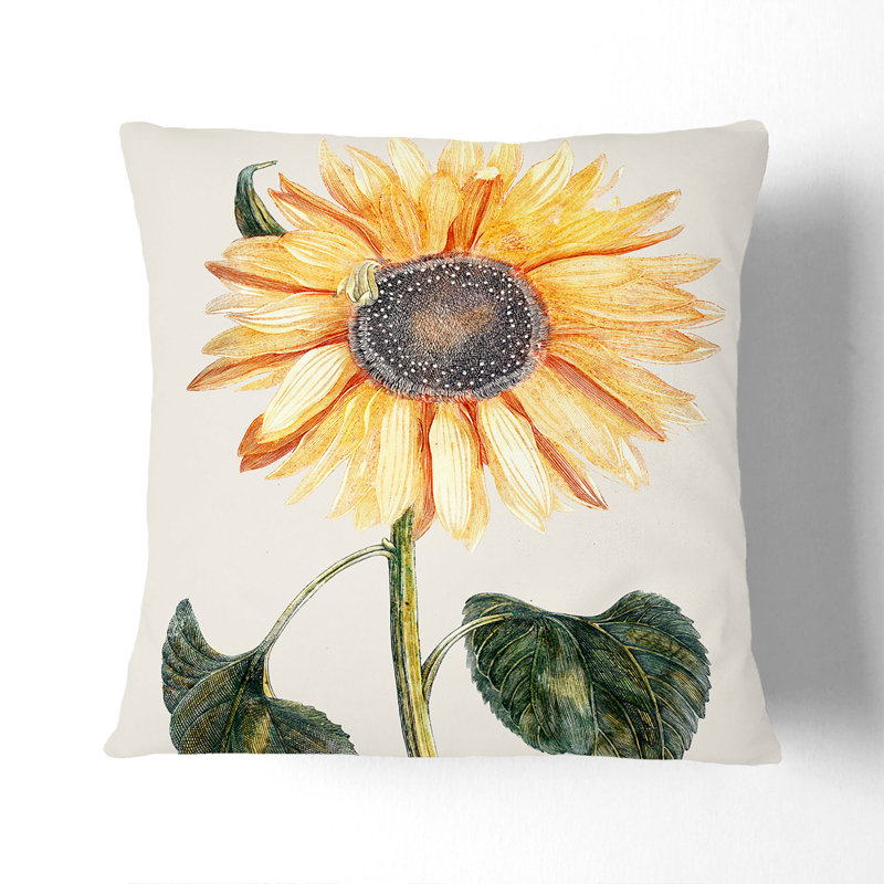 Square Throw Cushion, 40cm H x 40cm W x 15cm D, White