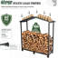48 W x 18 D Stainless Steel and Steel Log Store