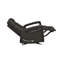 Fauteuil inclinable, cuir brun foncé et similicuir-1990518207