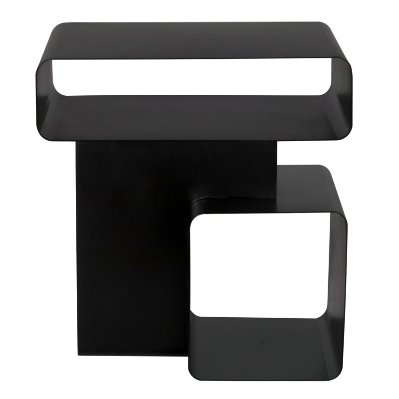 Table d'appoint Danville, Noir mat