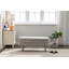 Banc de rangement en velours Noelany-2046208889
