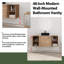 48'' Floating Single Bathroom Vanity with Ceramic Sink