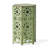 Lightweight Iron Side Table, Crackle - 14.39"D X 14.39"W 21.95"H, Cut Out Outdoor Decor Table In Patio Essential