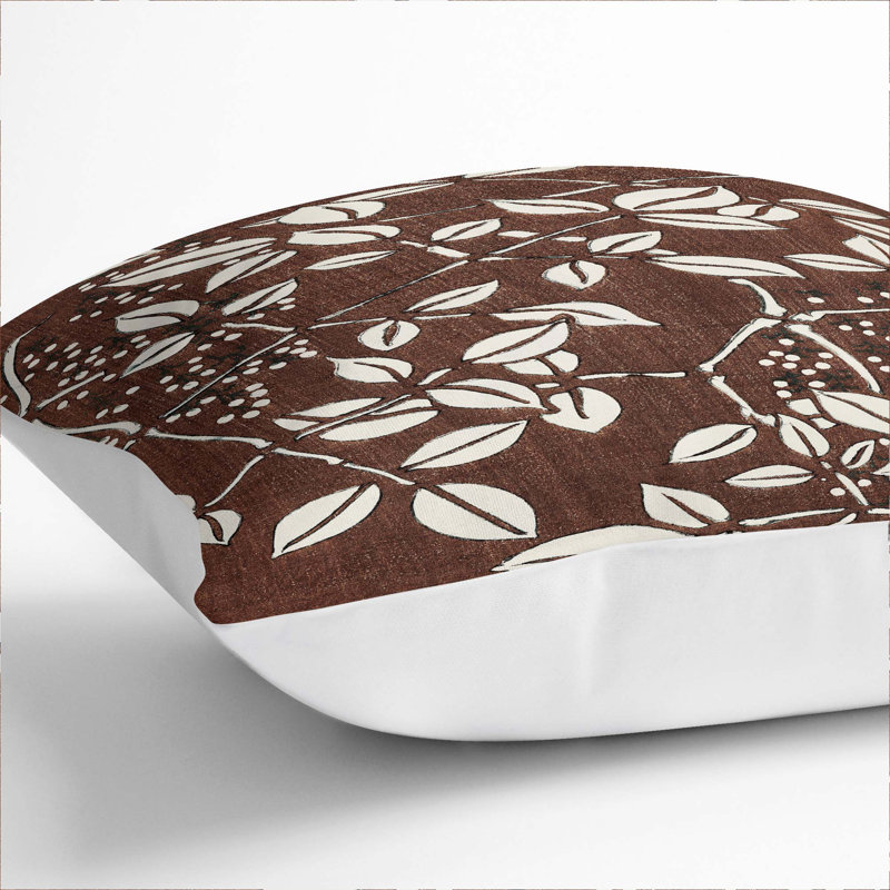 Square Throw Cushion, White, 55cm H x 55cm W x 20cm D
