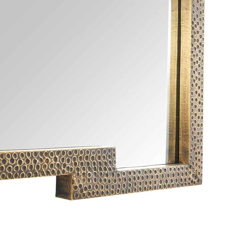 Creedence Rectangle Brass Mirror
