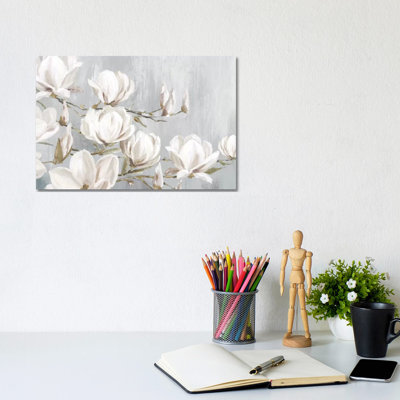 «White Magnolia» par Eva Watts, reproduction d'art sur toile tendue