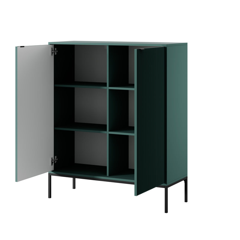 Bernhardine 104cm Sideboard, Labrador Green/Black
