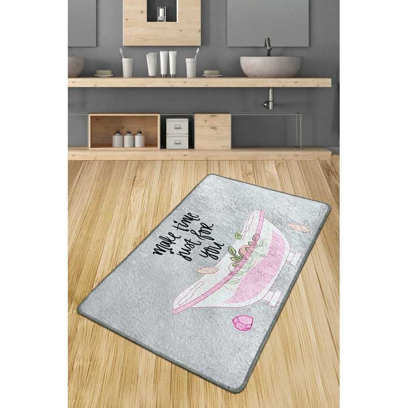 Tapis pour salle de bain Cecili, L 28 po x L 47 po