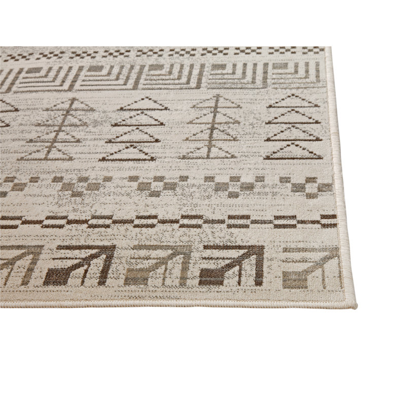 Tapis rectangulaire à motif antidérapant 5 pi 3 po x 7 pi 6 po Sulevi