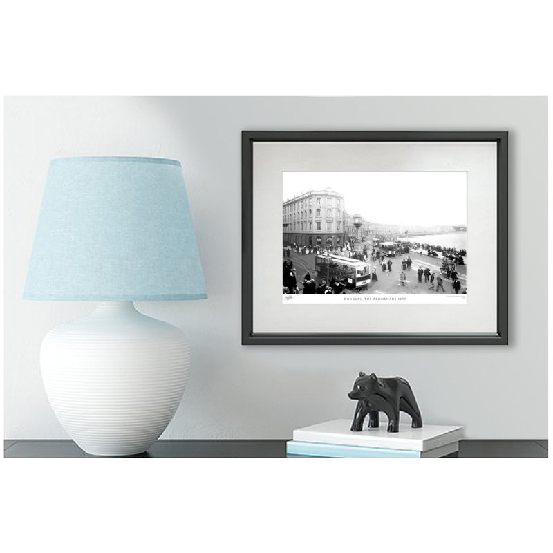 Douglas, The Promenade 1897 by Francis Frith - Single Picture Frame Print, 40cm H x 50cm W x 2.3cm D