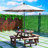 Currier Round Fir Outdoor Picnic Table With Umbrella Hole , 70.5'' in. W 70.5'' in. D