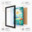 Golden Sun in Summer Meadow Mid-Century 1 Piece Single Picture Frame Wall Art-136658987-136658989