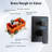 8 Inch Rainfall Shower System With High Pressure Handheld Shower Head, With 3-Setting-119401964
