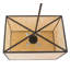 Lustre rectangulaire / carré unique à 4 lumières Quadrato
