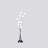 11-Light Acrylic Globe Aluminun Led Chrysanthe Metal Floor Lamp-1431136145