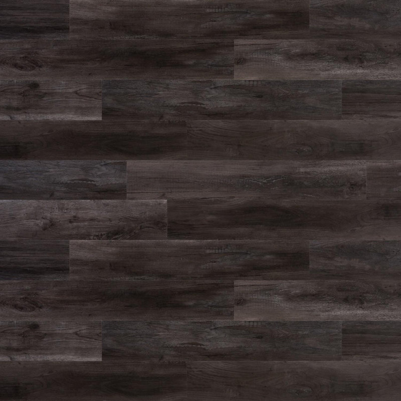 Garfinkel 93.5 cm Wall Paneling (15-pack), Charcoal Black