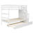 Daft Kids Twin Over Twin Bunk Bed with Trundle-143096662