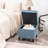 17.5" Square Upholstered Storage Ottoman-1010101634
