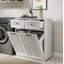Armoire à linge avec 2 paniers à linge amovibles et 2 tiroirs
