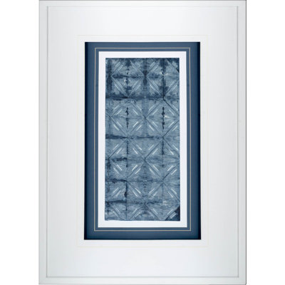 «Shibori II» par Chariklia Zarris, reproduction d'art encadrée sous verre