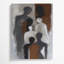 Abstrait art figuratif gris sur toile 90-1012408860