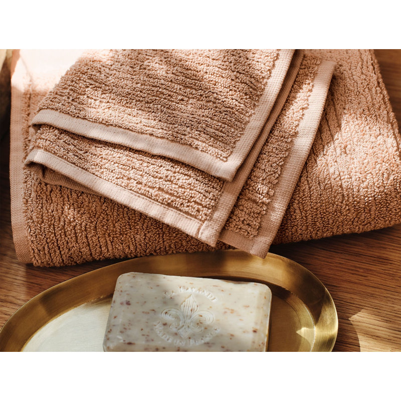 Temescal Ribbed Towel Set, Ginger,  Towel Set