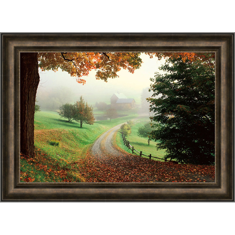 «Sleepy Hollow Farm», reproduction de photo encadrée