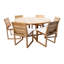 Venice 7 - Piece Solid Wood Dining Set-168925128