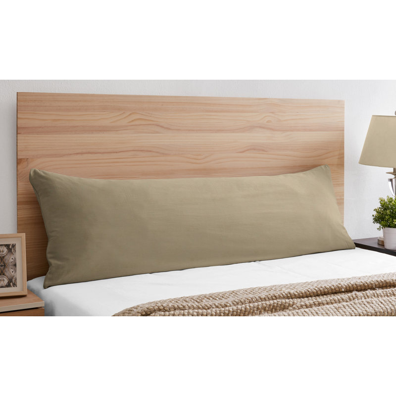 Sweet Jojo Designs Collection Body Pillow Case, White, Solid Color