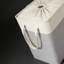 Panier à linge pliable de grande capacité avec dessus à cordon et longues poignées en tissu - bac de rangement polyvalent pour la maison, le dortoir ou un usage commercial-1805579940-1805579939