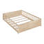 Lit avec plancher en bois, bibliothèque, barrières de sécurité et porte verrouillable-175926474-175926476
